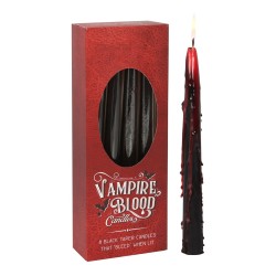SET 8 ESPELMES CÒNIQUES SANG DE VAMPIRO 25,5CM...
