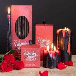 VELA DE PILAR PEQUEÑA SANGRE DE VAMPIRO 7,6CM - VAMPIRE BLOOD PILLAR CANDLE - SPIRIT OF EQUINOX