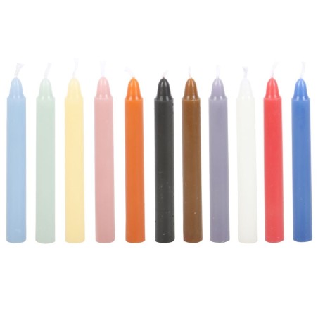 VELAS HECHIZO SPELL CANDLES - PAQUETE 12 VELAS COLORES SURTIDOS - SPIRIT OF EQUINOX