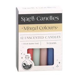 SPELL CANDLES SPELL CANDLES - PACK 12 BUNTE...