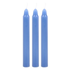 VELAS HECHIZO SPELL CANDLES - COMMUNICATION - COMUNICACIÓN - PAQUETE 12 VELAS AZULES - SPIRIT OF EQUINOX