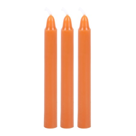 VELAS HECHIZO SPELL CANDLES - ATTRACTION - ATRACCIÓN - PAQUETE 12 VELAS NARANJAS - SPIRIT OF EQUINOX