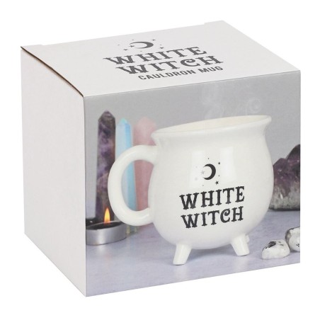 TAZA CALDERO PREPARACIÓN DE BRUJAS BLANCA - WHITE WITCH CAULDRON MUG - 500ML - SPIRIT OF EQUINOX