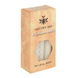 Velas de Cera de Abelha Branca 11x5x5cm...