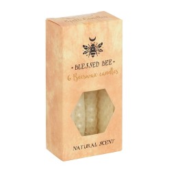Bougies Crème Cire d’Abeille 11x5x5cm...