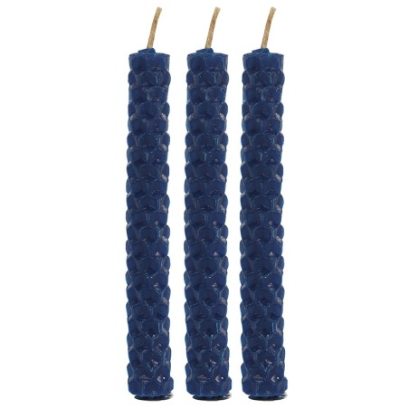 Velas de Cera de Abeja Azules 11x5x5cm Hechizos - Paquete de 6 Velas - Blessed Bee Beeswax Candles - Spirit of Equinox