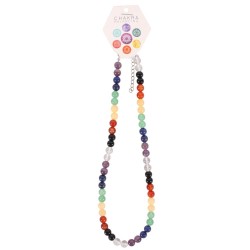 Collier Sphère 7 Chakras - 23cm - Esprit...