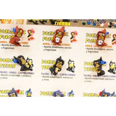 Gobelins protecteurs - Feu, Terre, Air ou Eau - Prix par lutin - Amulettes