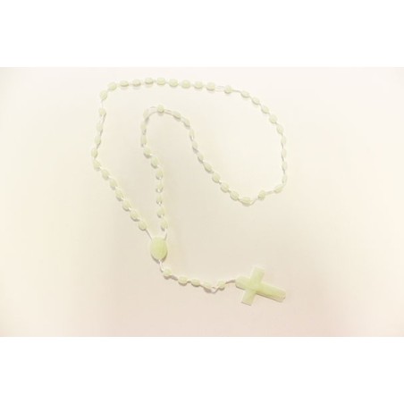 Rosario in plastica fluorescente - Protezione e devozione