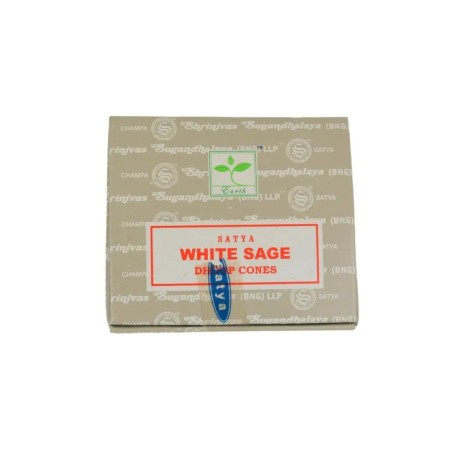 SATYA Cons d'Encens Salvia Blanca - White Sage - Paquetet de 12 cons