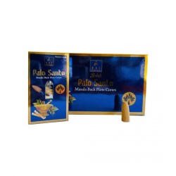 Cones de incenso BALAJI Palo Santo Backflow -...