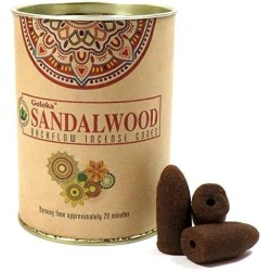 GOLOKA Sandalwood Cone Tin - Blackflow Cones...