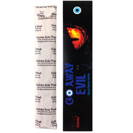 GOLOKA Incense Scares the Devil - Keeps Evil Away - Go Away Evil - 1 cutie de 15gr.
