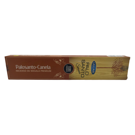 Palo Santo Incense and Cinnamon - Ullas Palo Santo Series - 1 pack of 15gr - Premium Masala Incense India