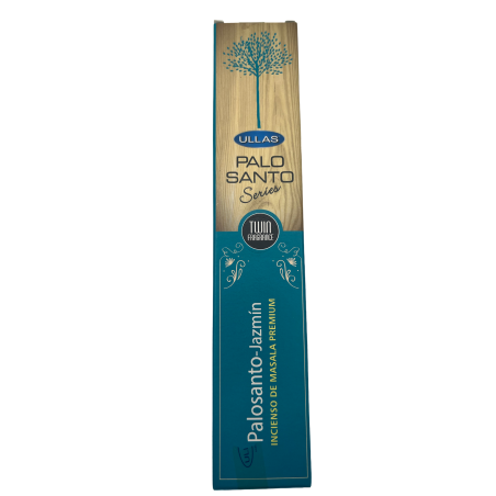 Incienso Palo Santo y Jazmín - Ullas Palo Santo Series - 1 cajetilla de 15gr - Premium Masala Incense India