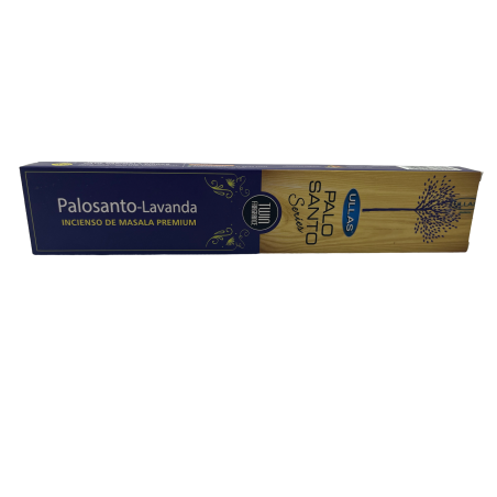 Palo Santo en Lavendel Wierook - Ullas Palo Santo Series - 1 pakje van 15gr - Premium Masala Wierook India