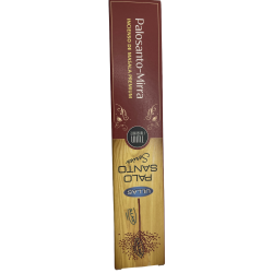 Incienso Palo Santo y Mirra Ullas Palo Santo Series Premium Masala Incense India - 1 cajetilla de 15gr.