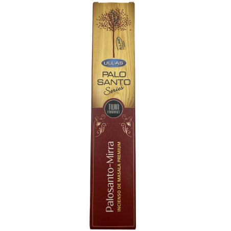 Palo Santo und Myrrhe Räucherstäbchen Ullas Palo Santo Series Premium Masala Räucherstäbchen Indien - 1 Packung à 15gr.