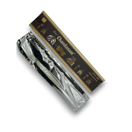 BALAJI Incienso Chandanam Sandalo Floral - Natural Flora Sticks - 1 cajetilla de 25gr.