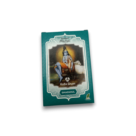 GHASSOUL Champú Mineral Radhe Shyam 100% Natural - 100gr.