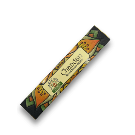Incenso Namaste Índia Chandan - Agarbathi Indiano Tradicional - Mandala Masala Natural - Feito à Mão