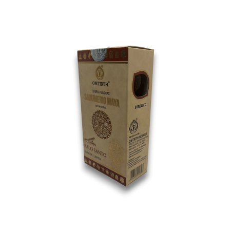 Sahumerio Maya Esferas Mágicas Palo Santo - Curación y Limpieza - OMTIRTH Bombitas