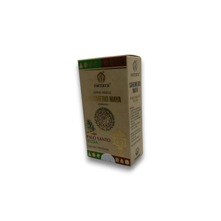Sahumerio Maya Esferas Mágicas Palo Santo y Ruda - Curación y Protección - OMTIRTH Bombitas