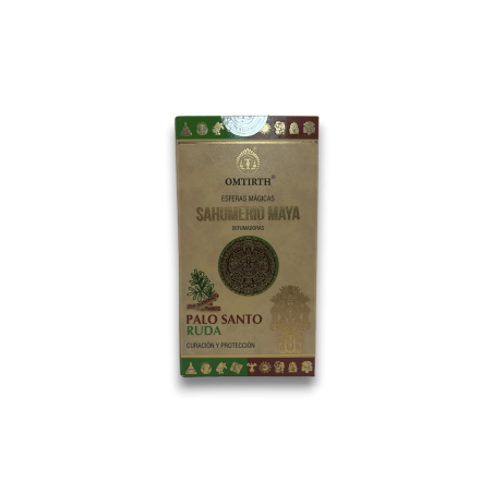 Mayan Incense Spheres Magic Palo Santo and Rue - Healing and Protection - OMTIRTH Bombitas