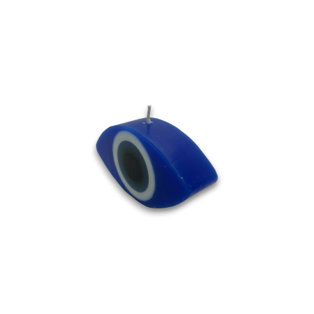 Vela Ojo Turco contra el Mal de Ojo y Energías Negativas - 10x5x2,5cm - HOSTENATURA