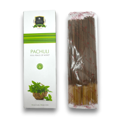Alaukik パチョリのお香 - パチョリ - 大パッケージ 90gr - 55-65 スティック - インド製