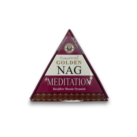GOLDEN NAG Conos de Reflujo Meditación - Conos Incienso Blackflow - 10 conos