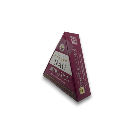 GOLDEN NAG Reflux Cones Meditation - Blackflow Incense Cones - 10 cones