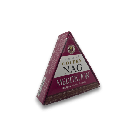 GOLDEN NAG Cones de refluxo de meditação - Cones de incenso Blackflow - 10 cones