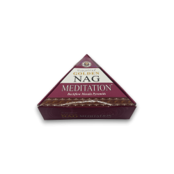 GOLDEN NAG Conos de Reflujo Meditación - Conos Incienso Blackflow - 10 conos