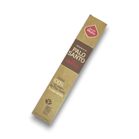 Encens Palo Santo à la Myrrhe Sainte Mère - Sahumerio 8 bâtonnets épais