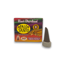 Cones de Incenso HD Palo Santo Hari Darshan...