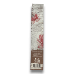 Incienso Sahumerio Artesanal Yagra Rosa Vainilla Sagrada Madre - 6 Varillas Premium