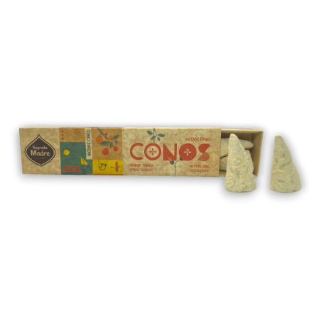 Revitalizante Mãe Sagrada Cones de Âmbar e Laranja - Cones Artesanais - 8 cones