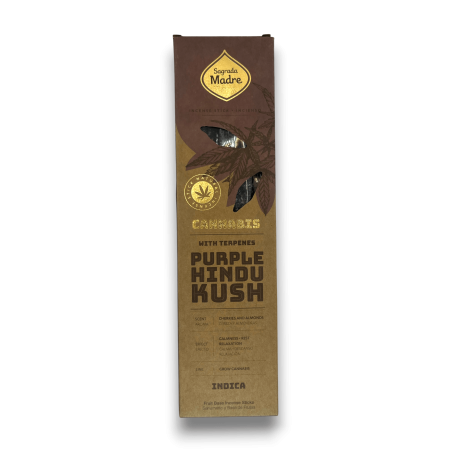 Purple Hindu Kush Indica Sacred Mother Cannabis Wierook - Handgemaakte wierook 6 dikke stokjes - Bevat geen CBD of THC