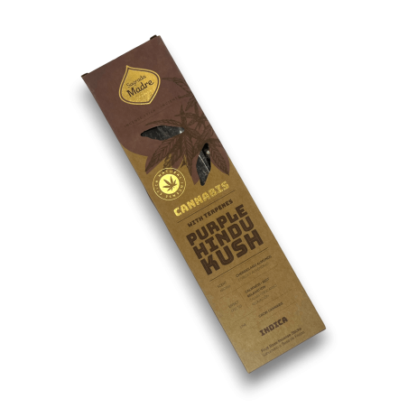 Purple Hindu Hindu Kush Indica Sagrada Madre Cannabis Räucherstäbchen - Artisan Räucherstäbchen 6 dicke Stäbchen - Enthält weder