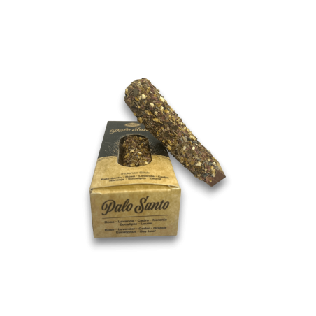 Bâton de Sagrada Madre Palo Santo - Bâton d’Encens - Palo Santo Pérou, Rose, Lavande, Cèdre, Orange, Eucalyptus et Laurier
