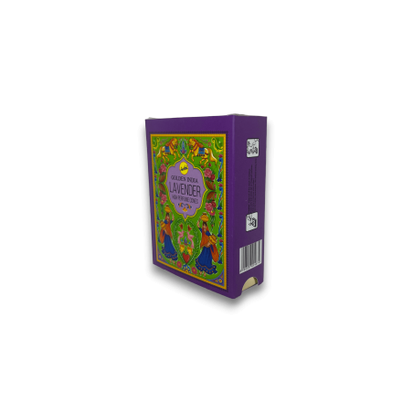 Conos de Incienso Reflujo Lavanda Golden India Sree Vani Indian Heritage - Paquetito de 12 conos blackflow