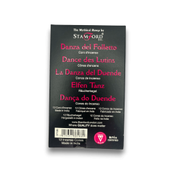 Conos de Incienso Guarida de los Duendes Stamford Mistico - Pixie's Dance - 1 Cajita de 12 conos Vainilla y Haba