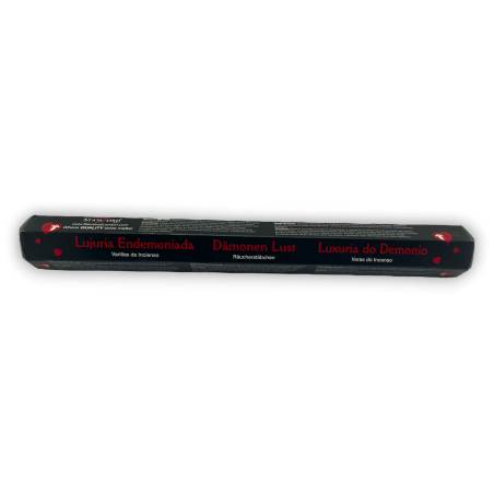 Incenso Stamford Mistico Demon's Lust - Demon's Lust - 1 caixa com 15 paus de canela e cravo