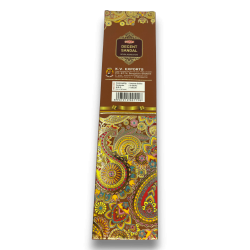 Tridev Sandalwood Incense Decent Sandal - Natural Incense Sticks - 10 thick sticks