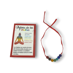 Pulsera de los 7 Chakras Pulsera de Hilo Rojo -...