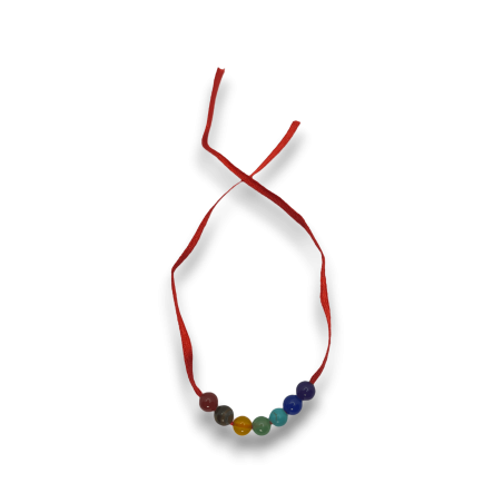 7 chakra's armband rode koordarmband - HOSTENATURA