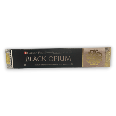 Black Opium Incense GARDEN FRESH - Premium Masala Incense Sticks - 15gr.