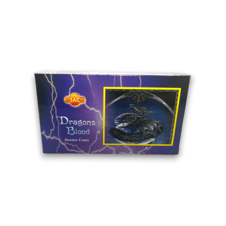 Drachenblut Räucherkegel SAC Drachenblut Räucherkegel - 1 Packung mit 10 Kegeln
