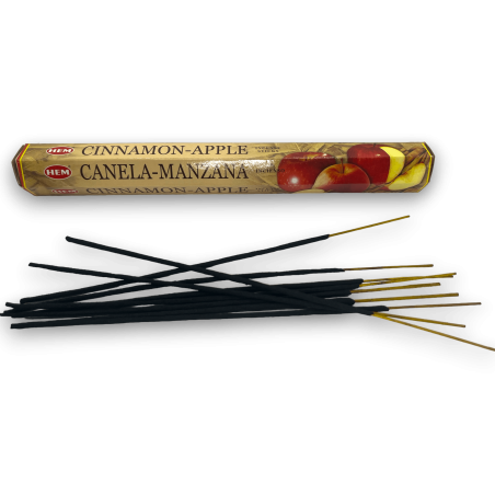 HEM Incenso alla mela e cannella - 1 scatola da 20 bastoncini